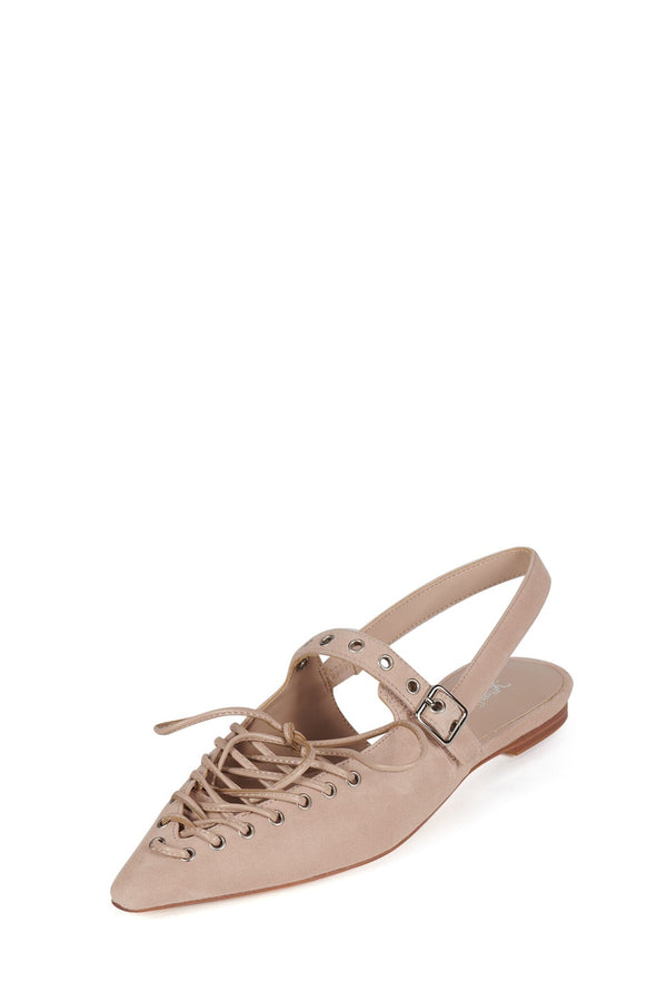 Jeffrey Campbell GERALT Flat Beige Suede