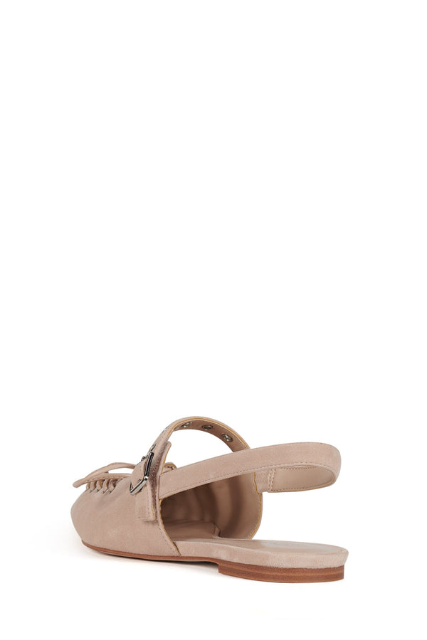 Jeffrey Campbell GERALT Flat Beige Suede