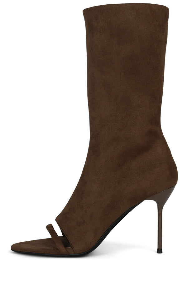 jeffrey campbell GLAMOUR Mid-Calf Boot Brown Suede