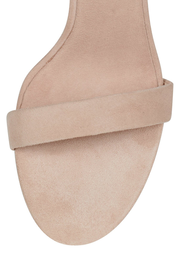 Jeffrey Campbell GO-TO Heeled Sandal Beige Suede