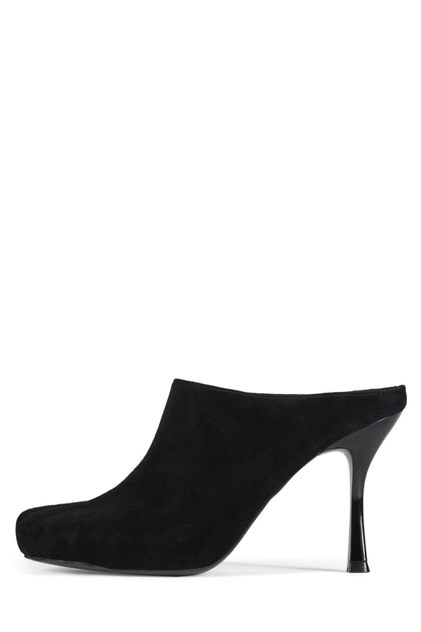 jeffrey campbell GOOD-FORM Heeled Mule Black Suede