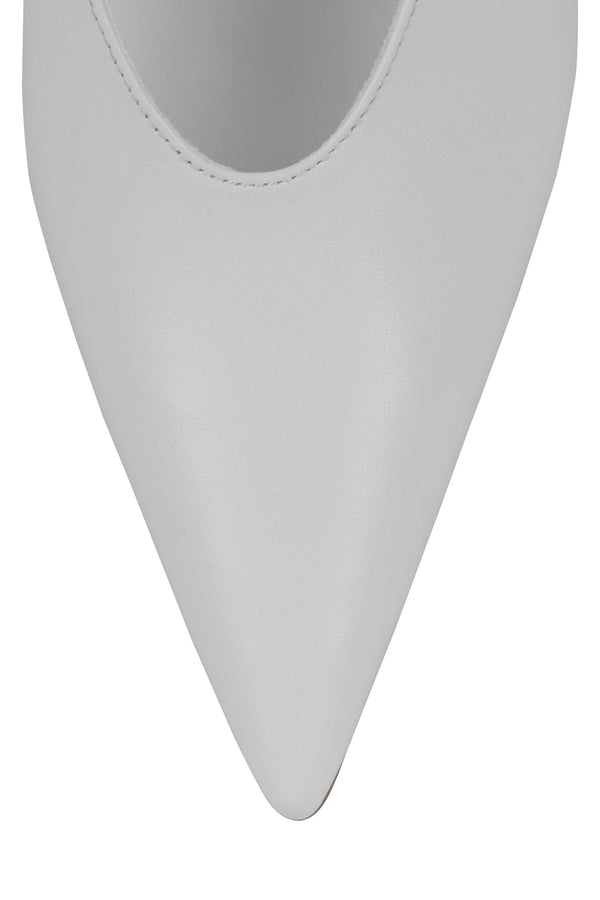 Jeffrey Campbell GRATEAU Heeled Mule White