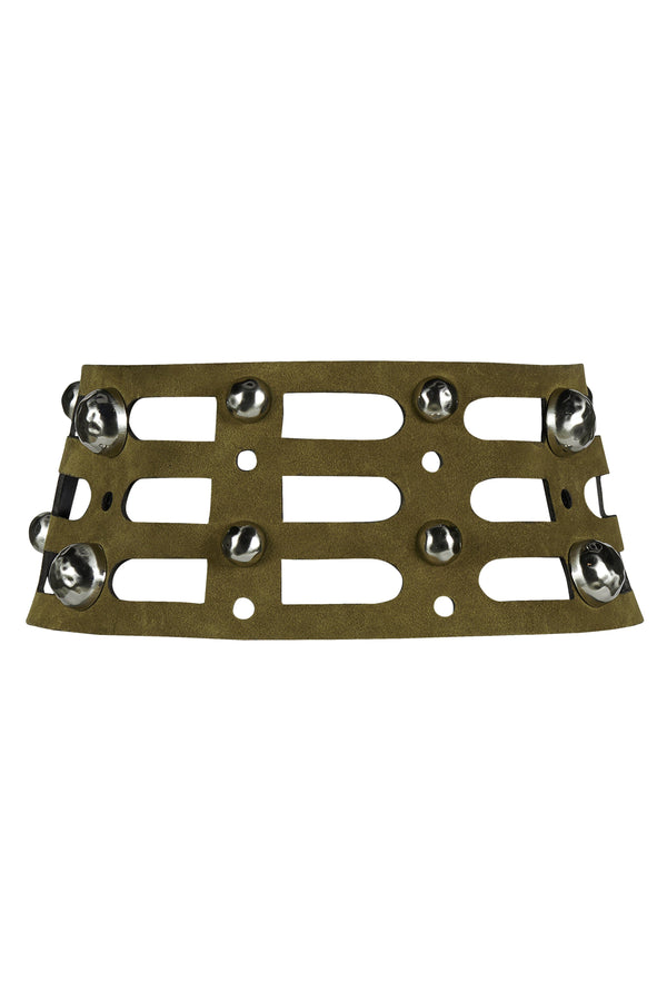 jeffrey campbell GUMBALL BELT Belt Khaki Suede