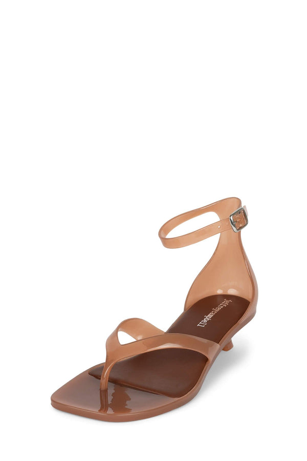 Jeffrey Campbell GUMMY-THG Heeled Sandal Caramel