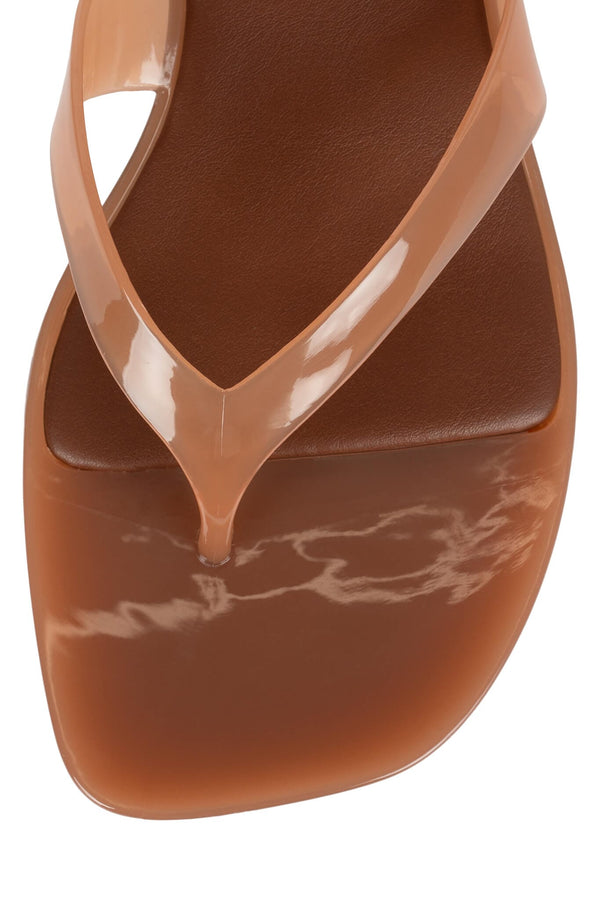 Jeffrey Campbell GUMMY-THG Heeled Sandal Caramel