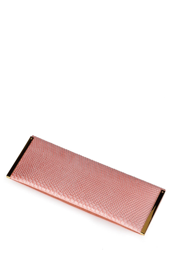 Jeffrey Campbell HALO-C Clutch Pink Snake
