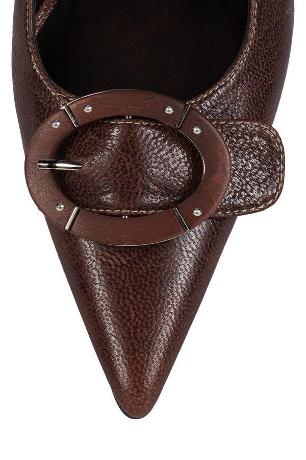 Jeffrey Campbell HANNIGAN Pump Brown Combo