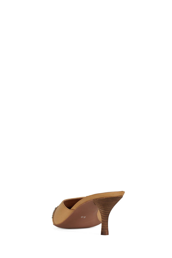 Jeffrey Campbell HEAD-WEST Heeled Mule Natural