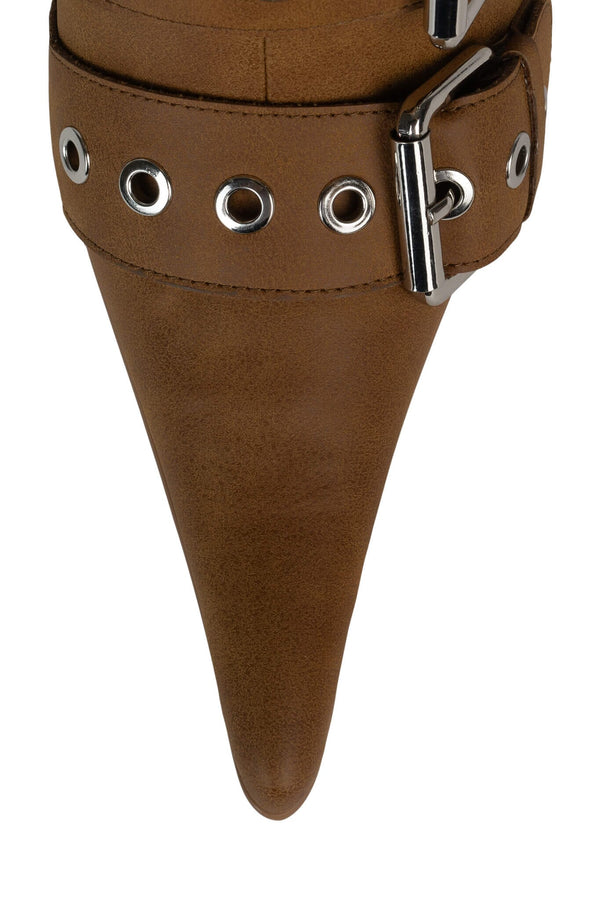 Jeffrey Campbell HIVER Knee-High Boot Tan