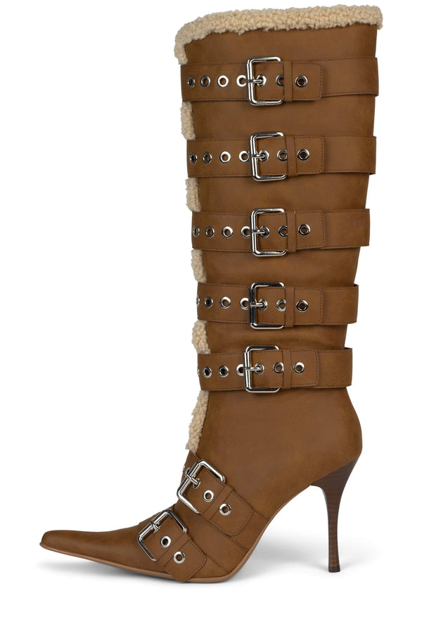 jeffrey campbell HIVER Knee-High Boot Tan