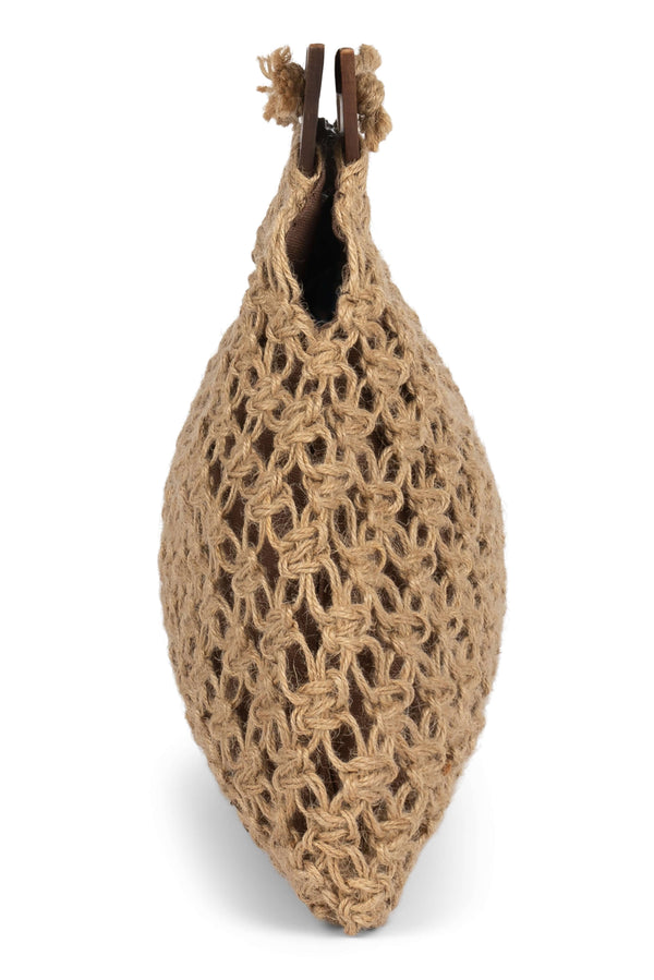 Jeffrey Campbell ISLAND-GRL Bag Natural Brown