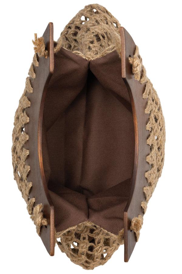 Jeffrey Campbell ISLAND-GRL Bag Natural Brown