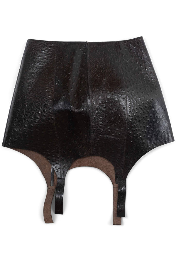 Jeffrey Campbell KARMIC SKIRT Skirt Grey Ostrich