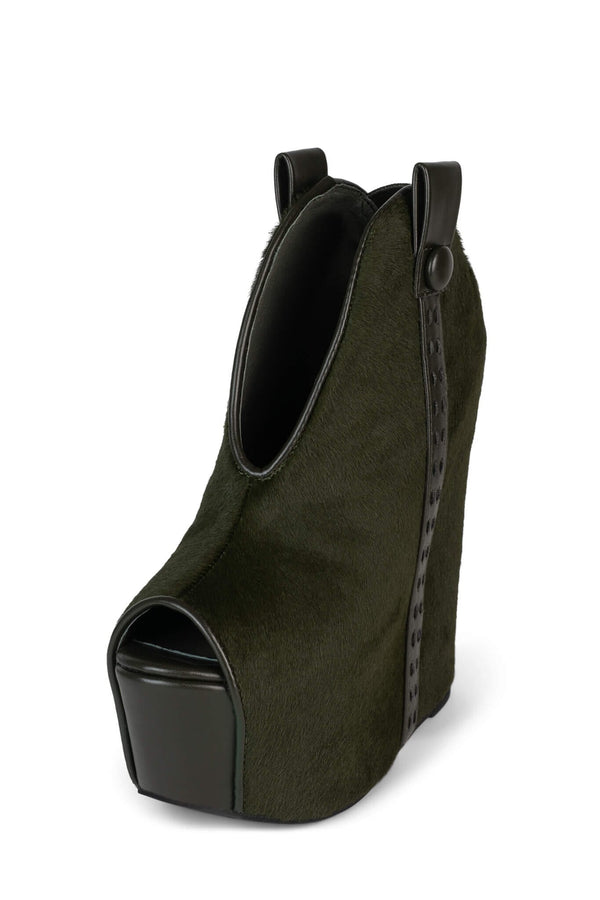 Jeffrey Campbell KELSEY-FUR Olive