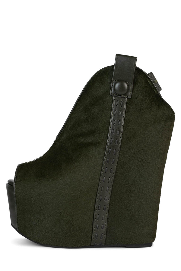 jeffrey campbell KELSEY-FUR Olive