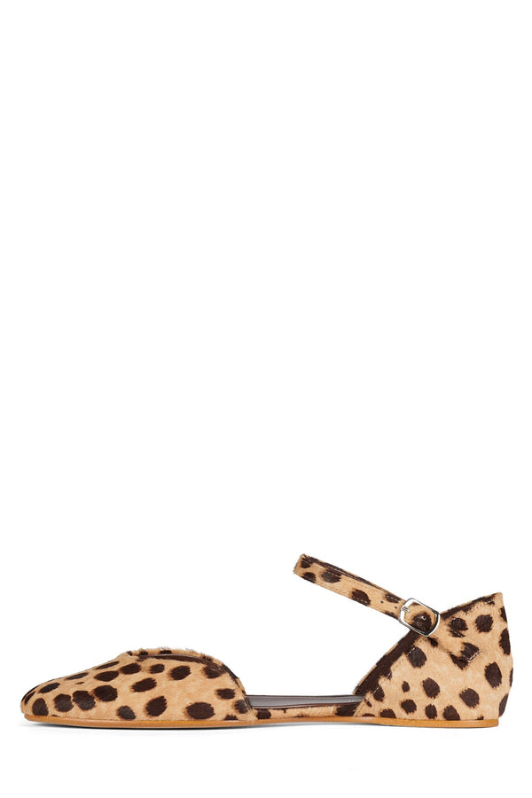 jeffrey campbell KEONI-F Flat Beige Brown Leopard