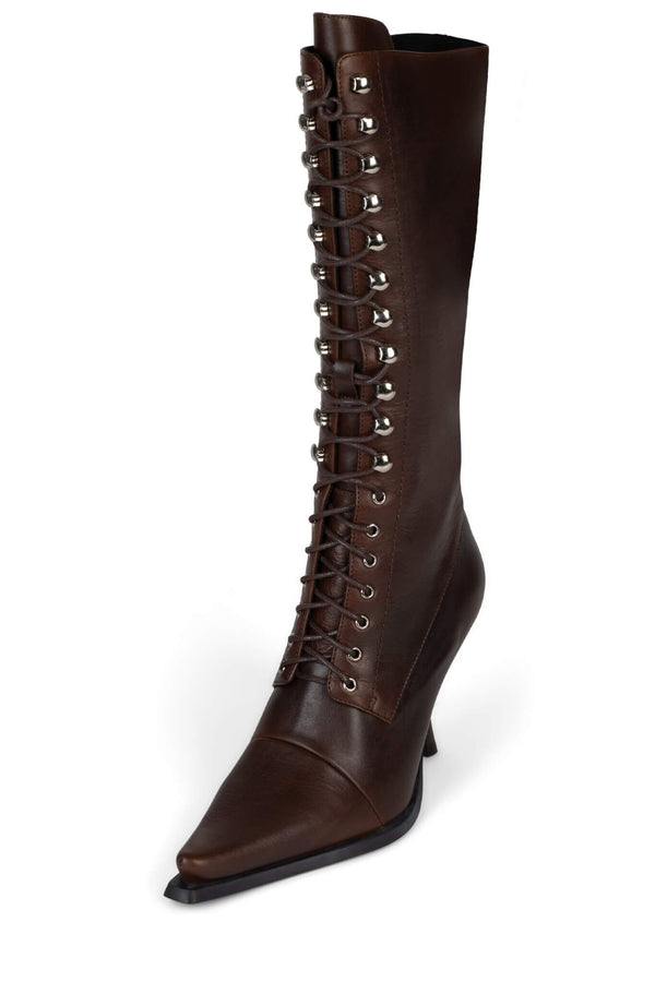 Jeffrey Campbell LANI-2 Knee-High Boot Brown