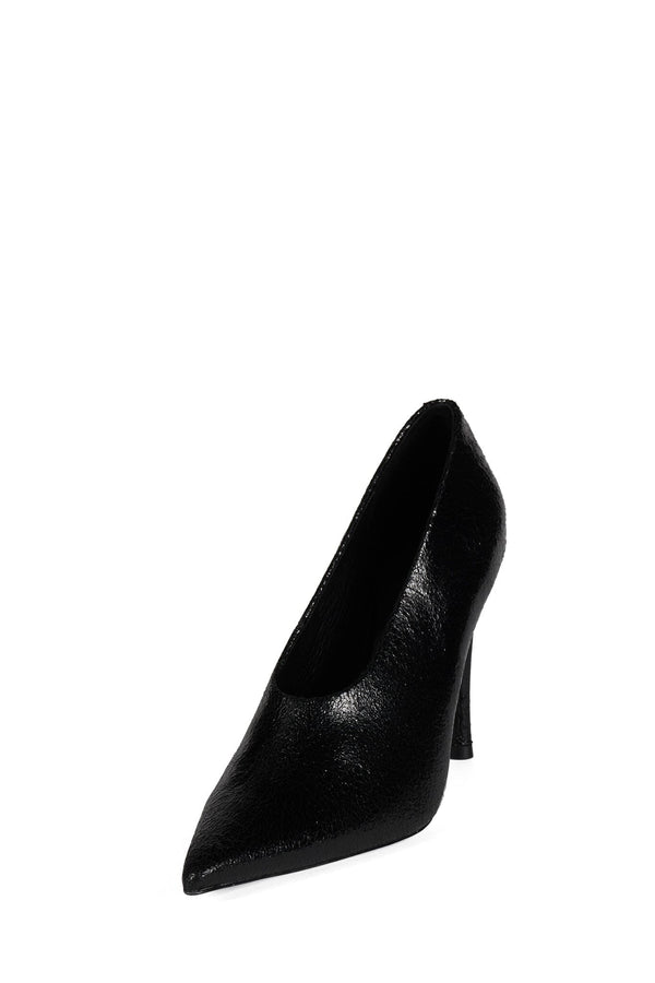 Jeffrey Campbell LE-CHAT Pump Black Crackle