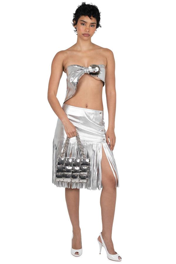 Jeffrey Campbell LES-FILLES Bag Silver