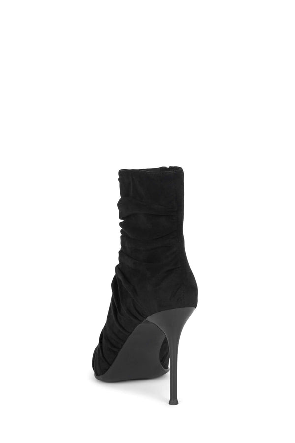 Jeffrey Campbell LETS-GO Heeled Boot Black Suede