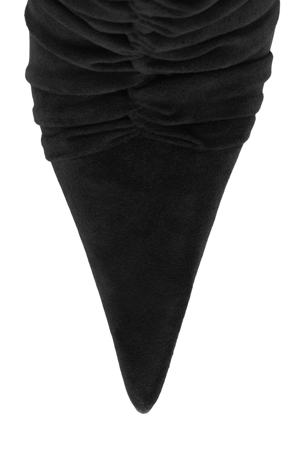 Jeffrey Campbell LETS-GO Heeled Boot Black Suede