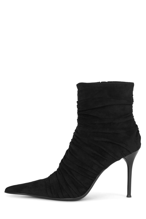 jeffrey campbell LETS-GO Heeled Boot Black Suede