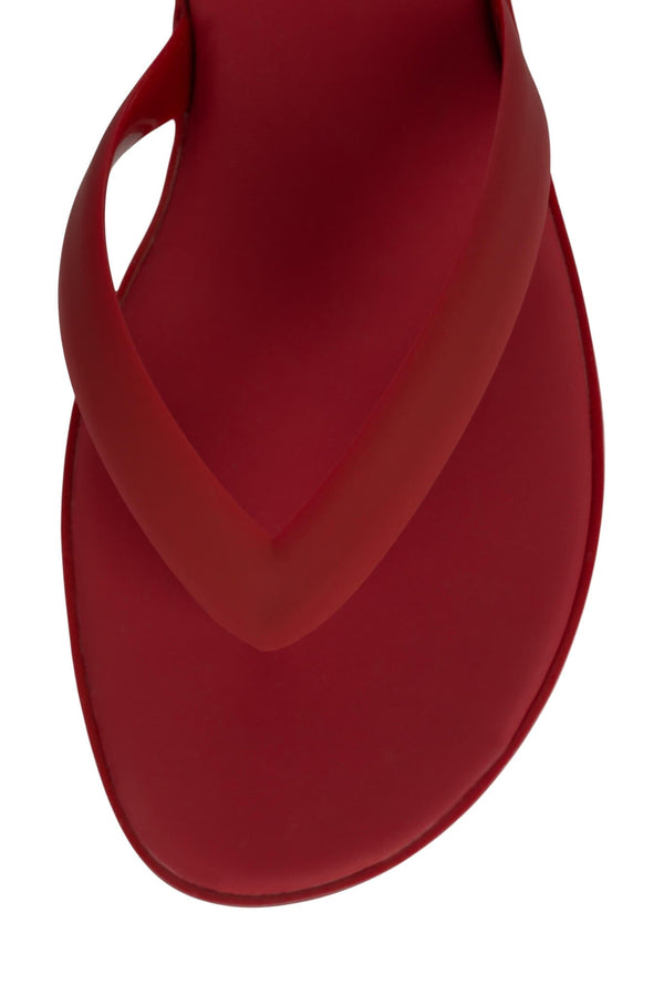 Jeffrey Campbell LOLLIPOP Heeled Sandal Red Matte