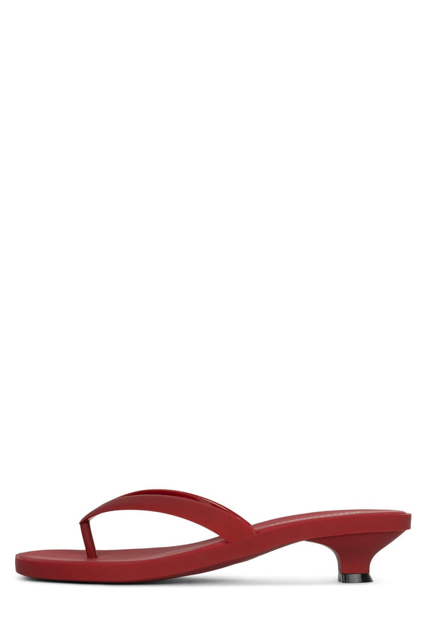 jeffrey campbell LOLLIPOP Heeled Sandal Red Matte