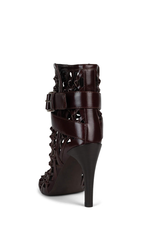 Jeffrey Campbell LOOM Heeled Boot Brown