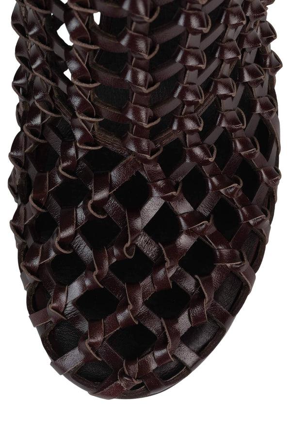 Jeffrey Campbell LOOM Heeled Boot Brown