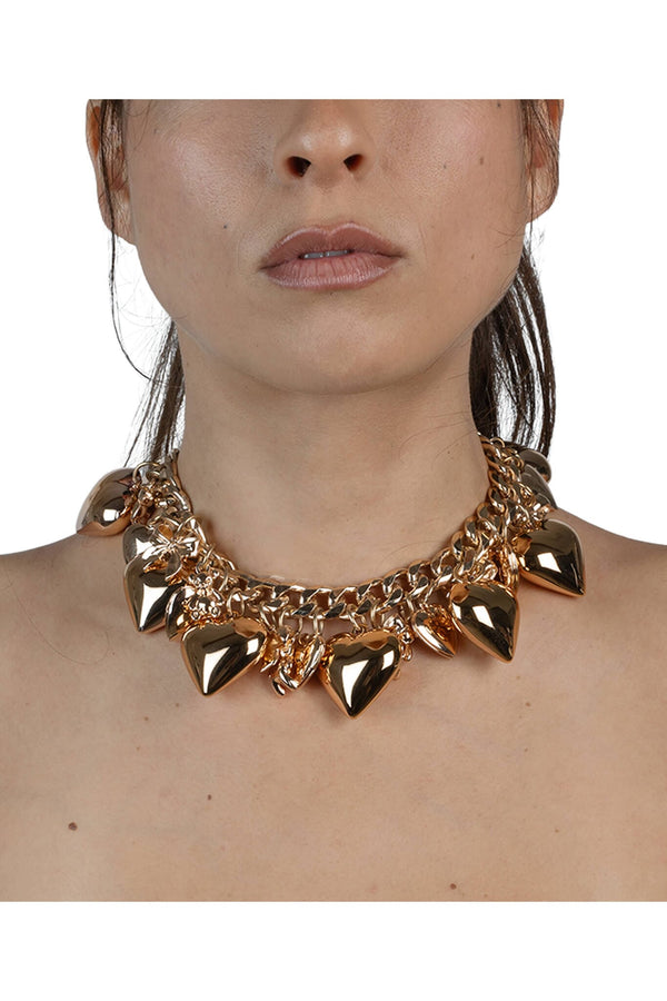 jeffrey campbell LOVE-BEAR CHOKER Necklace Gold