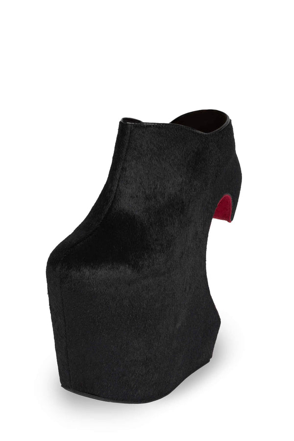 Jeffrey Campbell LUV-U-F Platform Boot Black Hair