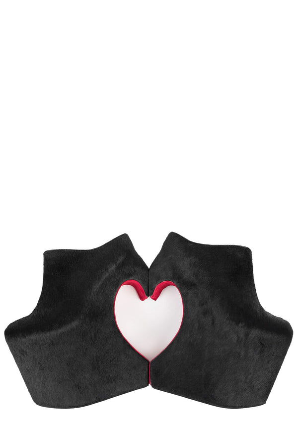 Jeffrey Campbell LUV-U-F Platform Boot Black Hair