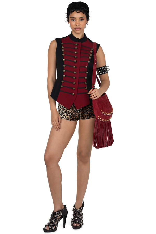 Jeffrey Campbell LYRICAL Bag Wine Suede