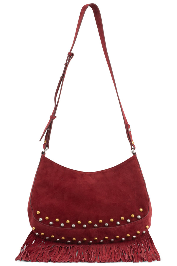 jeffrey campbell LYRICAL Bag Wine Suede
