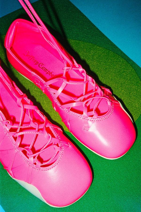 Jeffrey Campbell M-V-P Flat Fuchsia Neon