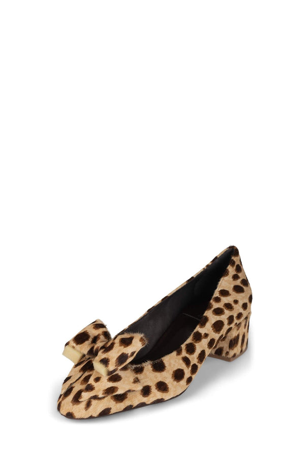 Jeffrey Campbell MADDIE-F Pump Beige Brown Spot