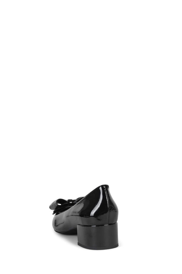 Jeffrey Campbell MADDIE Pump Black Crinkle Patent