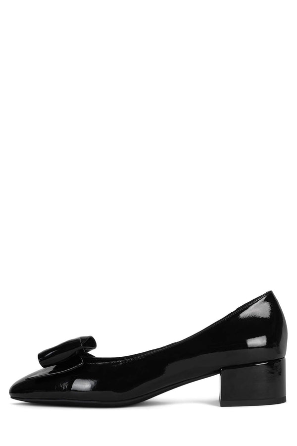 jeffrey campbell MADDIE Pump Black Crinkle Patent