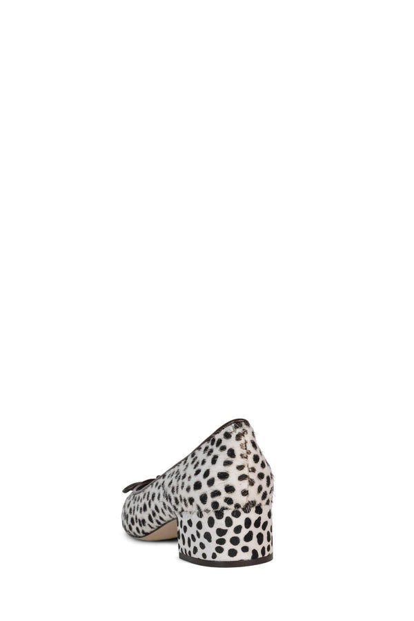 Jeffrey Campbell MADILYN-F Black White Dots Brown