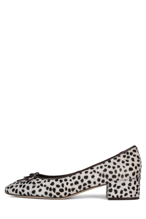 jeffrey campbell MADILYN-F Black White Dots Brown