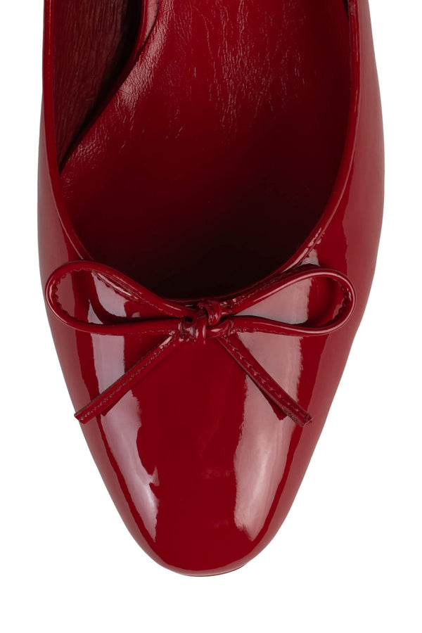 Jeffrey Campbell MADILYN Red Crinkle Patent