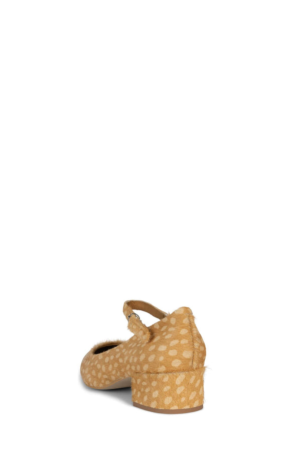 Jeffrey Campbell MANNERLY-F Tan Cream Dots