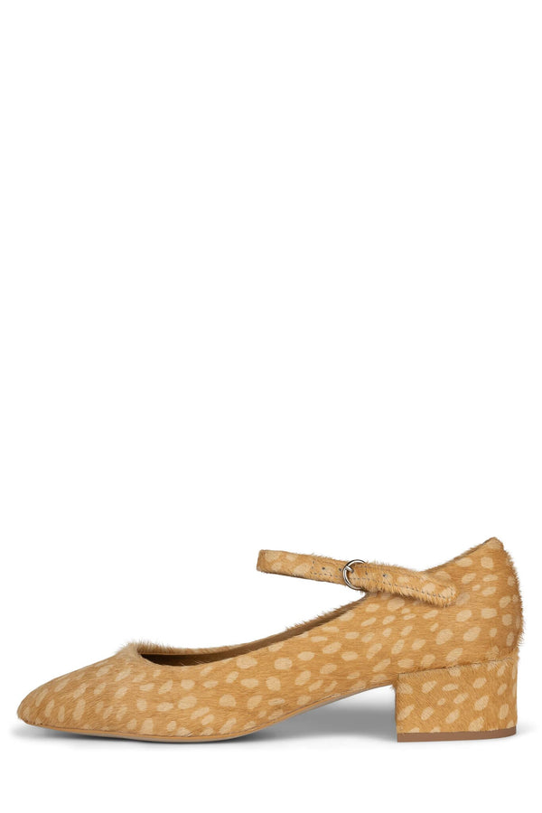 jeffrey campbell MANNERLY-F Tan Cream Dots