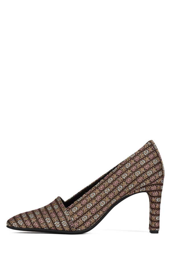 jeffrey campbell MANTRA Pump Brown Floral Brocade