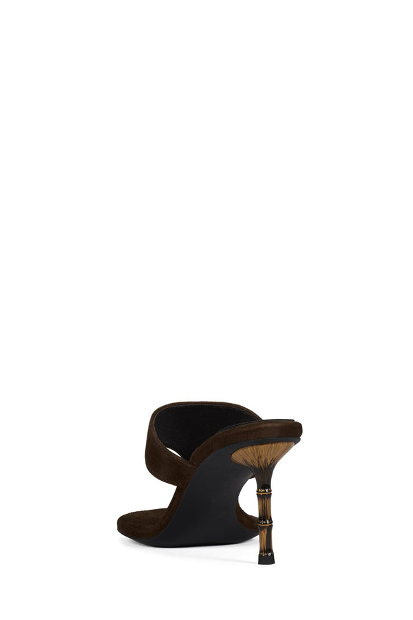 Jeffrey Campbell MARILLA Heeled Sandal Brown Suede