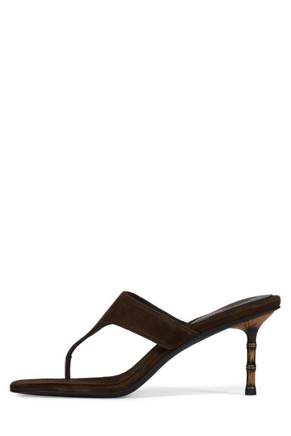 jeffrey campbell MARILLA Heeled Sandal Brown Suede