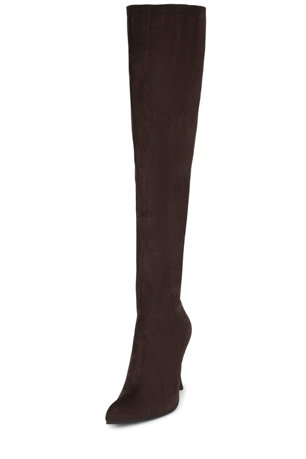 Jeffrey Campbell MESSENGER OTK Boot Brown Suede