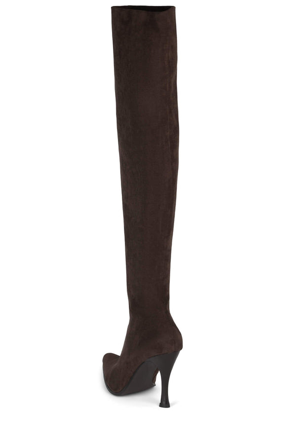 Jeffrey Campbell MESSENGER OTK Boot Brown Suede