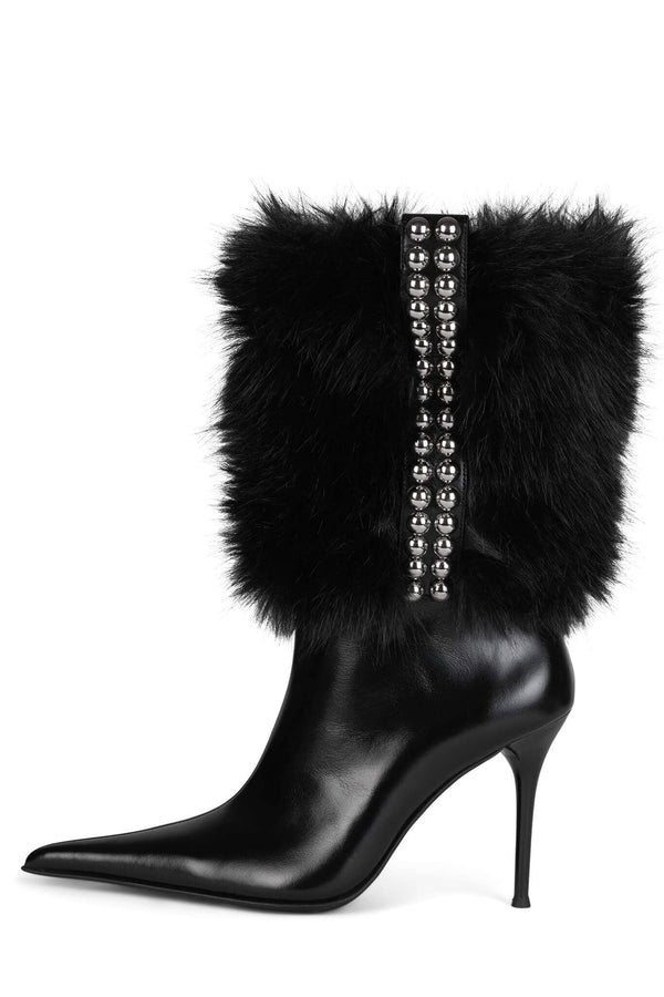 jeffrey campbell MIRI-F Mid-Calf Boot Black Silver